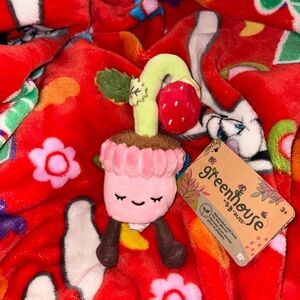 NWT Greenhouse Russ Plush Strawberry Potted Plant 6 INCHES Kaitlyn” QUICK SHIP